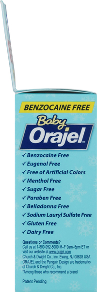 Orajel gel orders baby