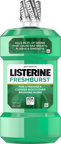 Listerine Mouthwash, FreshBurst, Antiseptic
