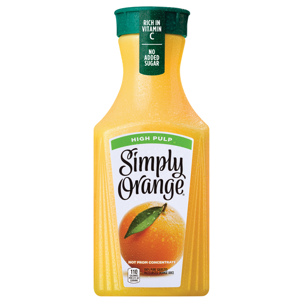Simply Orange Orange Juice, High Pulp