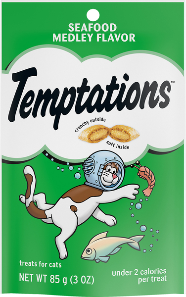 Temptations Cat Treats, Seafood Medley Flavor