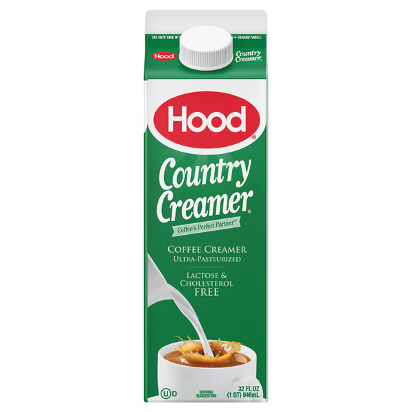 Hood Coffee Creamer, Lactose & Cholesterol Free, Ultra-Pasteurized