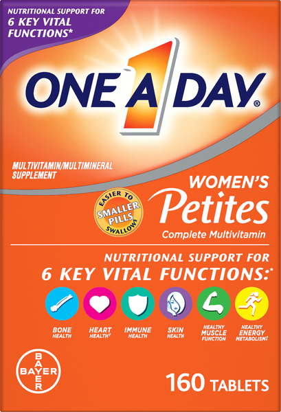 One A Day Complete Multivitamin, with More, Petites, Tablets