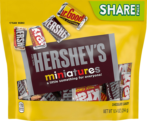 Hershey's Candy, Chocolate, Miniatures, Share Pack