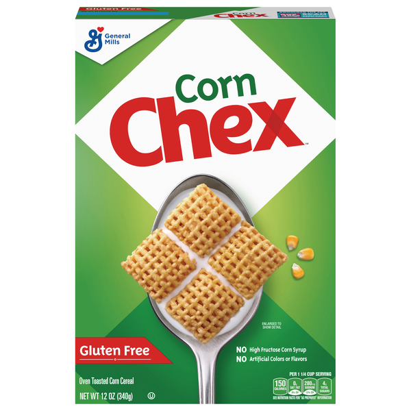 Chex Corn Cereal, Gluten Free, Oven Toasted