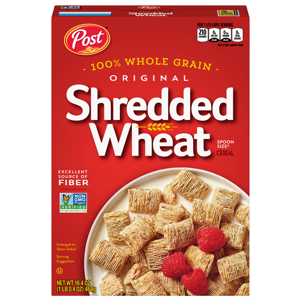 Shredded Wheat Cereal, Original, Spoon Size