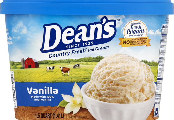 Dean's Ice Cream, Vanilla
