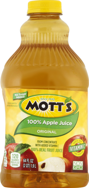 Mott's 100% Juice, Original, Apple