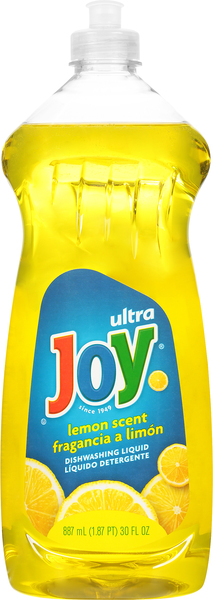 Ultra Joy Dishwashing Liquid, Lemon Scent