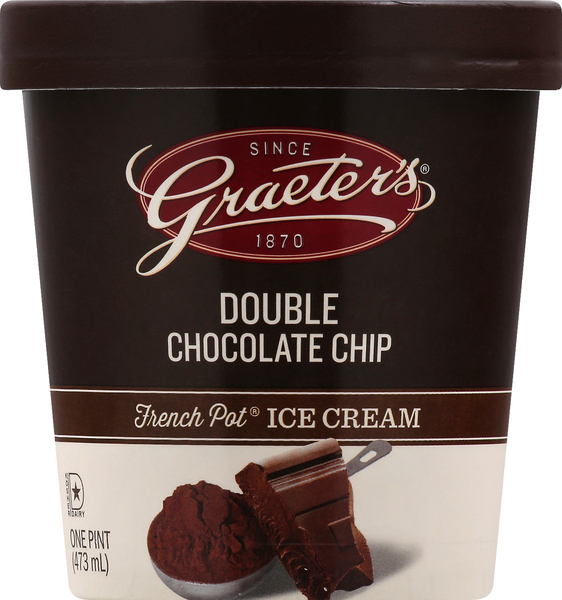Graeters Ice Cream, French Pot, Double Chocolate Chip
