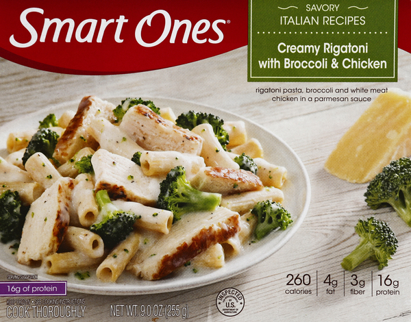 Smart Ones Creamy Rigatoni, with Broccoli & Chicken