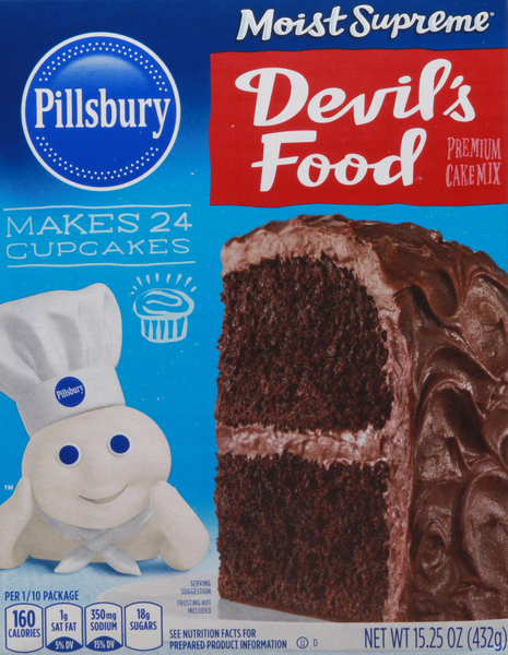 Pillsbury Moist Supreme Premium Cake Mix White 432 g - BERFUD American Food