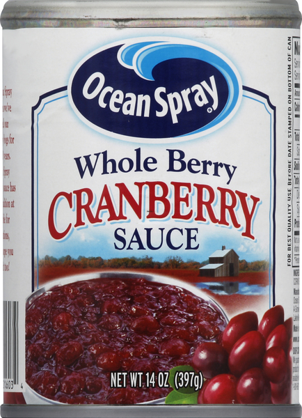 Ocean Spray Cranberry Sauce, Whole Berry