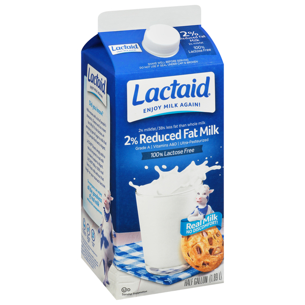 Lactaid Milk, 2% Reduced Fat