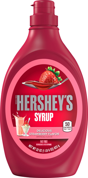 Hershey's Syrup, Fat Free, Strawberry