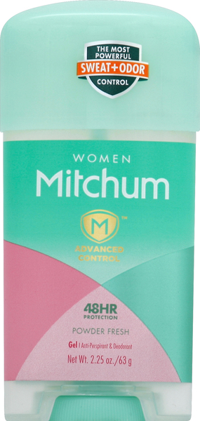 Mitchum Anti-Perspirant & Deodorant, Women, Gel, Powder Fresh