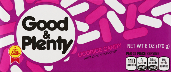 Good & Plenty Candy, Licorice