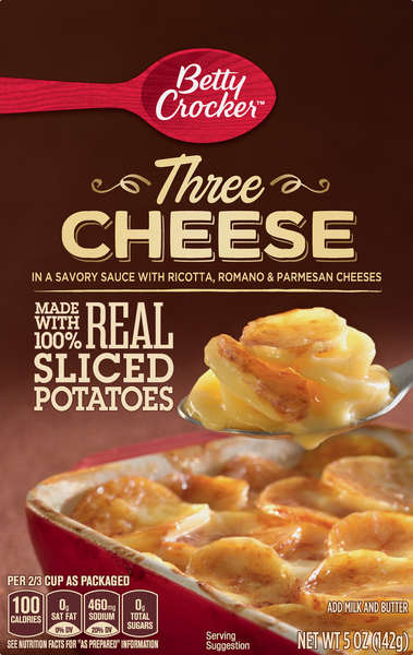 Betty Crocker Sliced Potatoes, Three Cheese