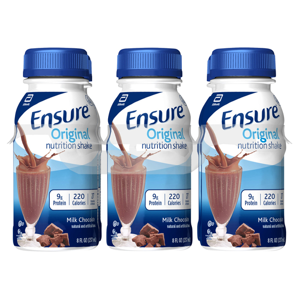 Ensure Nutrition Shake, Milk Chocolate, Original, 6 Pack