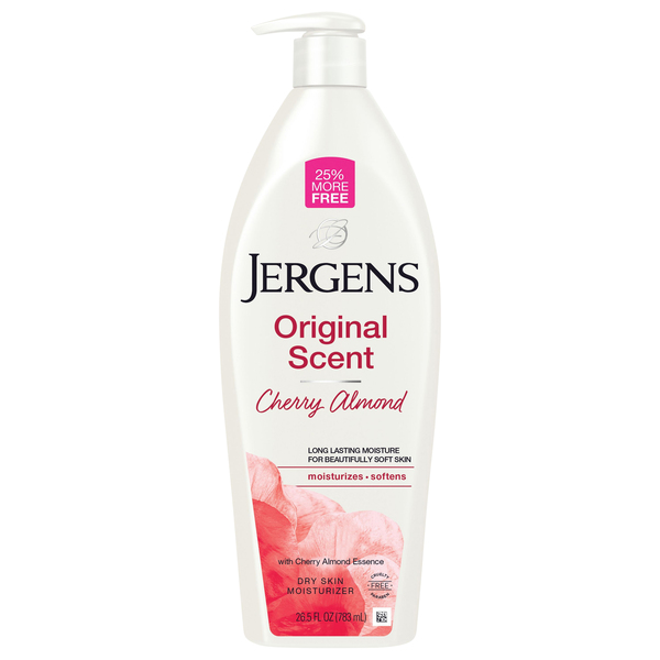 Jergens Moisturizer, Dry Skin, Original Scent, Cherry Almond