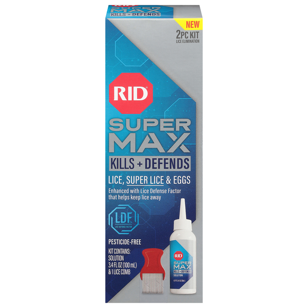 Rid Lice Elimination, Kills + Defends, Lice, Super Lice & Eggs
