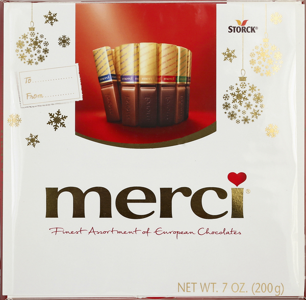 Merci Chocolates, European, Assortment