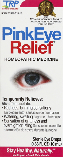 Relief Products Pink Eye Relief, Sterile Eye Drops