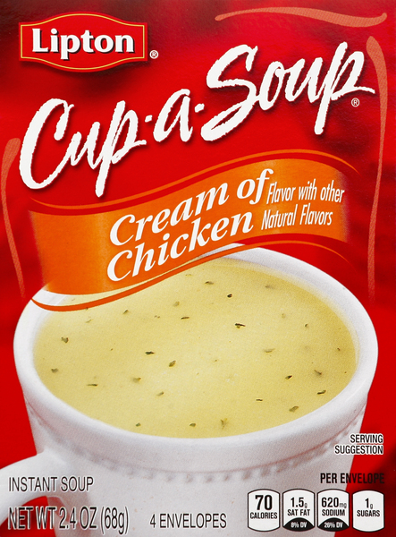 Lipton Instant Soup, Cream of Chicken
