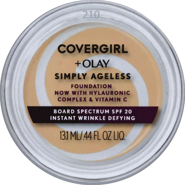 CoverGirl Foundation + Titanium Dioxide Sunscreen, Classic Ivory 210