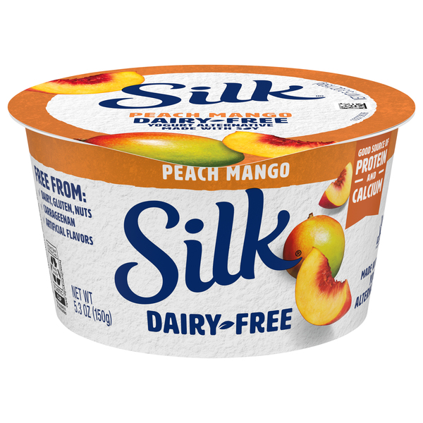 Silk Yogurt Alternative, Dairy-Free, Peach Mango