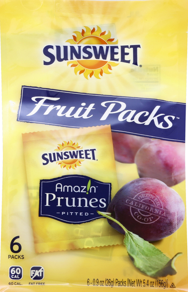 Sunsweet Fruit Packs, Prunes, Pitted