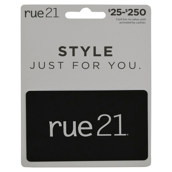 Rue 21 Gift Card $25-$250