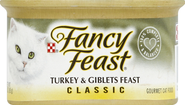 Fancy Feast Cat Food, Gourmet, Classic, Turkey & Giblets Feast
