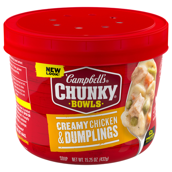 Campbell's Soup, Creamy Chicken and Dumplings, Bowls