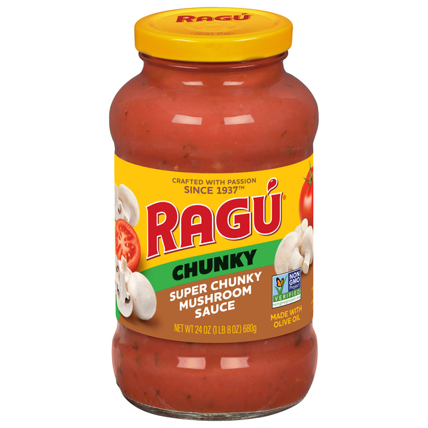 Ragu Sauce, Chunky, Super Chunky Mushroom