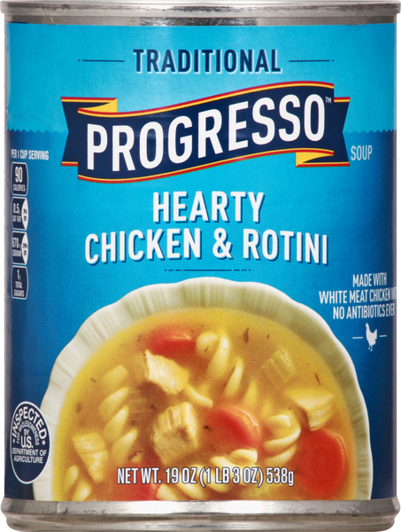 Progresso Soup, Hearty Chicken & Rotini, Traditional