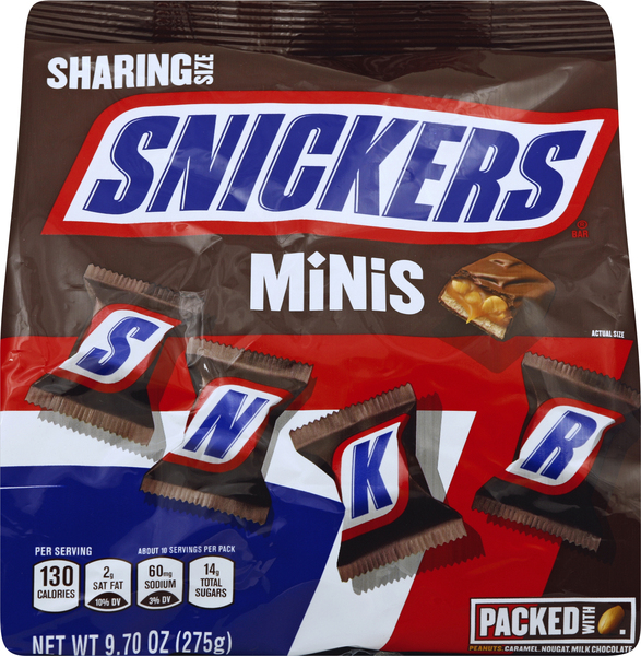 Snickers Candy Bar, Minis, Sharing Size