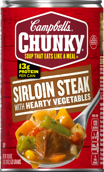 CAMPBELLS Soup, Grilled Sirloin Steak, with Hearty Vegetables