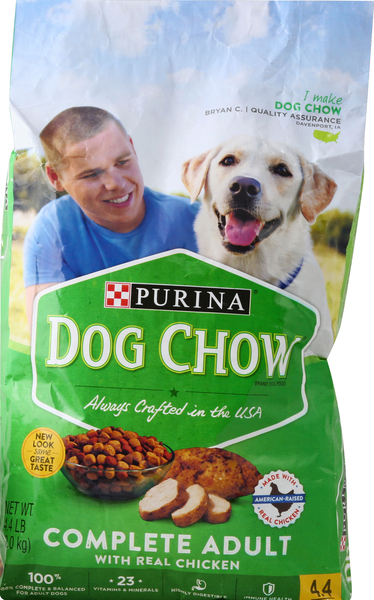 Dog Chow Dog Food, Complete Adult, Chicken Flavor