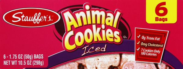 Stauffer's Animal Cookies, Iced