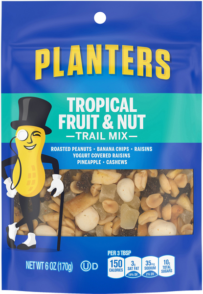 Planters Trail Mix, Tropical Fruit & Nut