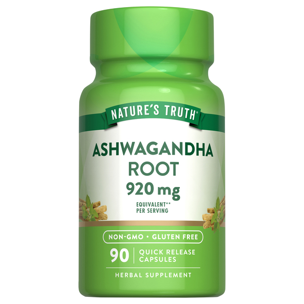 Nature's Truth Ashwagandha Root, 920 mg, Quick Release Capsules