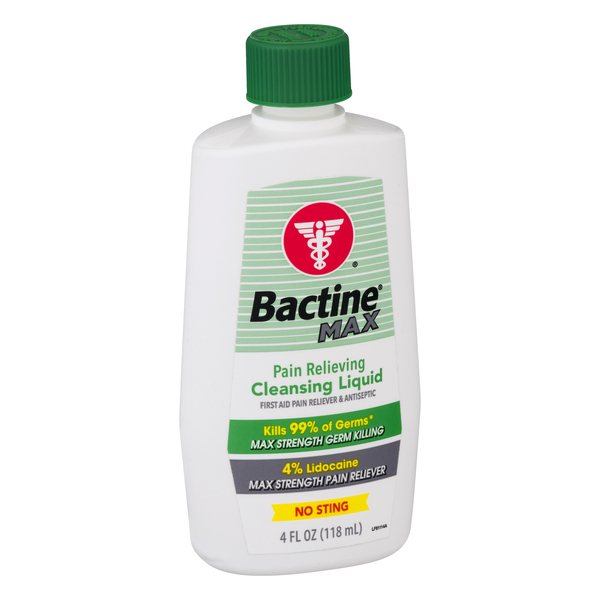 Bactine Pain Relieving Cleansing Liquid, Max