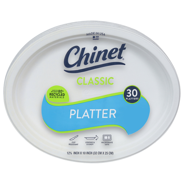 Chinet Platters, Classic