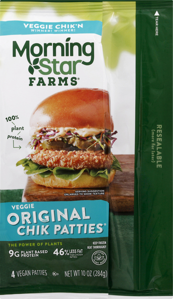 MorningStar Farms Chik Patties, Vegan, Original