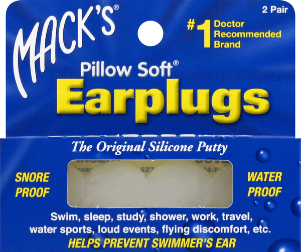 Mack's Earplugs, Pillow Soft