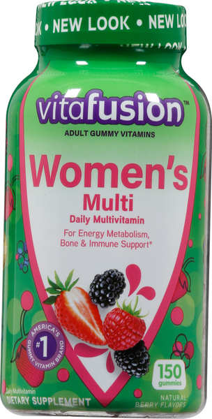 Vitafusion Gummy Vitamins, Adult, Women's Multi, Berry Flavors