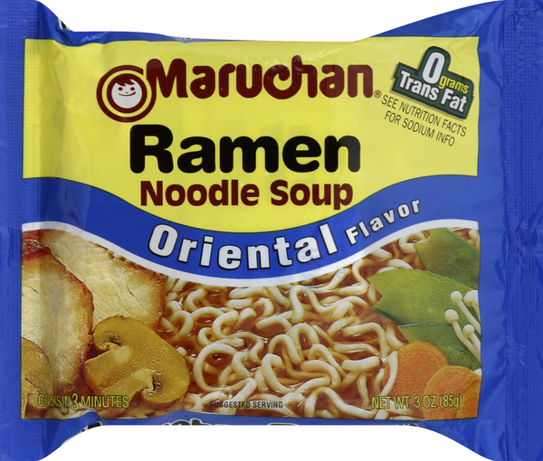 Maruchan Soup, Ramen Noodle, Oriental Flavor