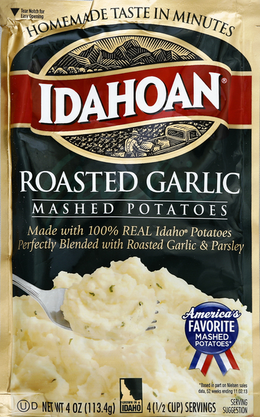 Idahoan Mashed Potatoes, Roasted Garlic