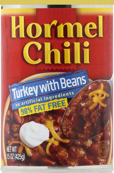 Hormel Chili, with Beans, Turkey