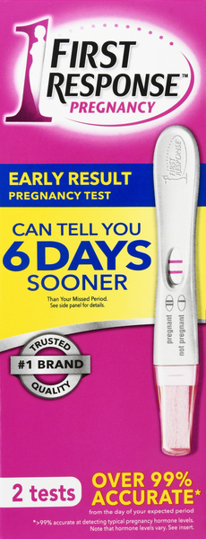 First Response Pregnancy Test, Early Result